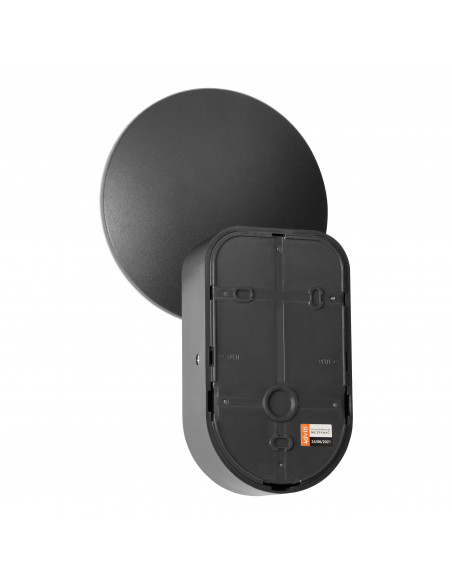 RIOLIT LED 15W, oprawa ogrodowa z czujnikiem ruchu, 1100lm, IP65, 4000K, szara