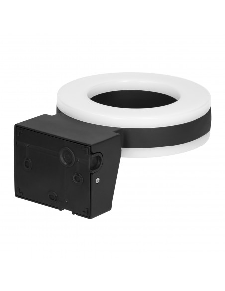 HOWLIT LED 20W, oprawa ogrodowa z czujnikiem ruchu, 1800lm, IP65, 4000K, czarna