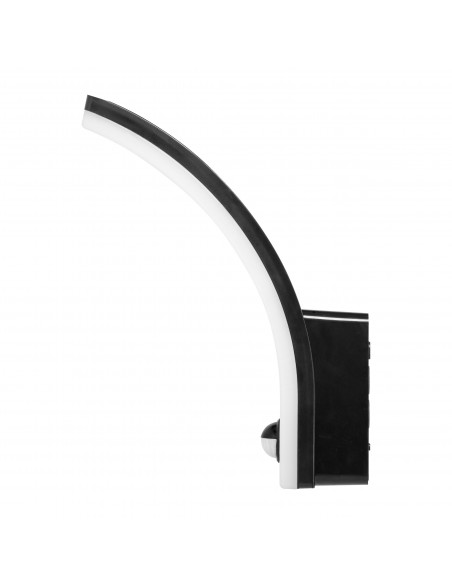 FRENIT LED 20W, oprawa ogrodowa z czujnikiem ruchu, 1800lm, IP65, 4000K, funkcja przyciemnienia, czarna