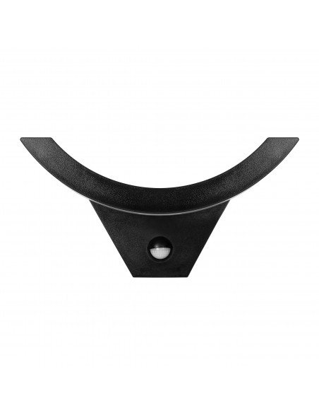 SPINEL LED 10W, oprawa ogrodowa z czujnikiem ruchu 140°, 800lm, IP54, 4000K, IK10, czarna