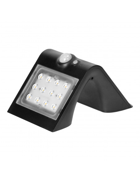  SILOE LED 1,5W, lampa solarna z czujnikiem ruchu 120st, 190lm, IP65, 4000K, 1200mAh, podwójne źródło światła,...