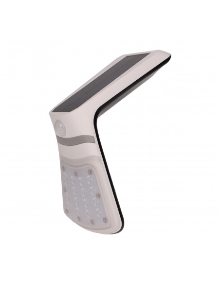  NOCTURNE LED 2W, lampa solarna z czujnikiem ruchu 120st, 240lm, IP65, 4000K, 1200mAh, podwójne źródło światła,...