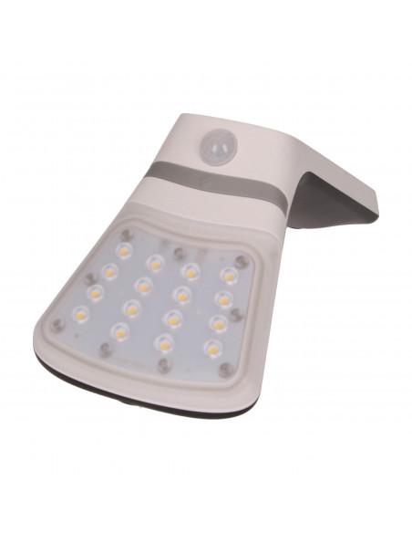  NOCTURNE LED 2W, lampa solarna z czujnikiem ruchu 120st, 240lm, IP65, 4000K, 1200mAh, podwójne źródło światła,...