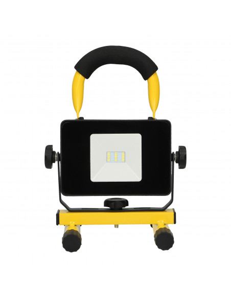 BATRI LED 10W, Naświetlacz roboczy, przenośny z akumulatorem, 800lm, IP65, 6500K, 2200mAh
