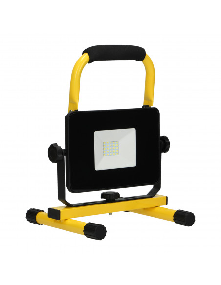 BATRI LED 20W, Naświetlacz roboczy, przenośny z akumulatorem, 1600lm, IP65, 6500K, 4400mAh