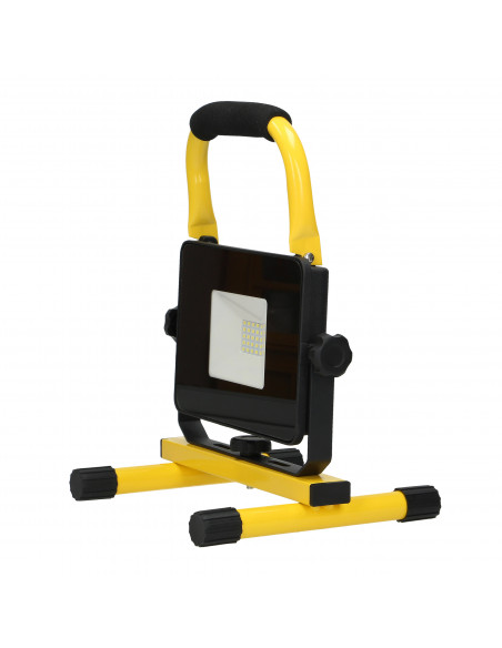 BATRI LED 20W, Naświetlacz roboczy, przenośny z akumulatorem, 1600lm, IP65, 6500K, 4400mAh