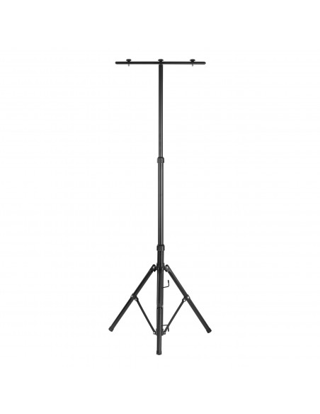 Statyw podwójny do naświetlaczy LED, czarny