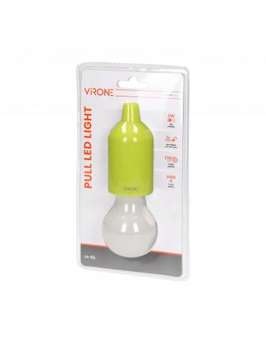 Bateryjna lampka nocna na sznurku 1W...