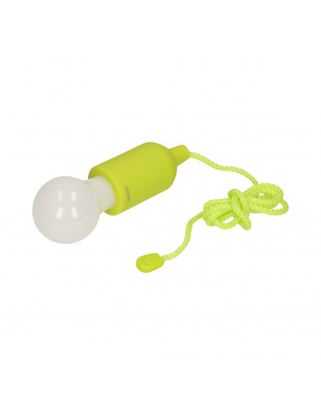 Bateryjna lampka nocna na sznurku 1W LED, 3 x AAA, limonkowa