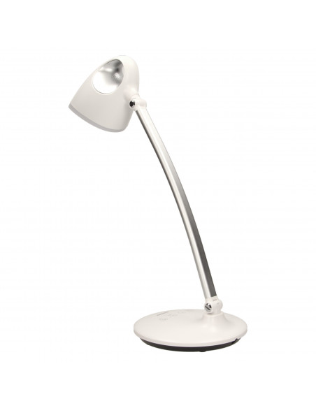 KALCYT LED 6W, lampka biurkowa, 200lm, 4000K, wyłącznik czasowy, biała
