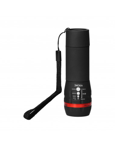 Latarka LED 1W z zoomem, 60lm, 3xAAA