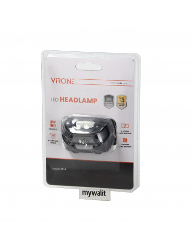 Latarka czołowa LED 3W, 120lm,...