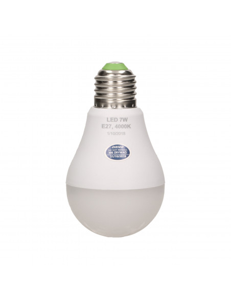 SAHIL LED 7W A60, żarówka z mikrofalowym czujnikiem ruchu, 600lm, 4000K, E27