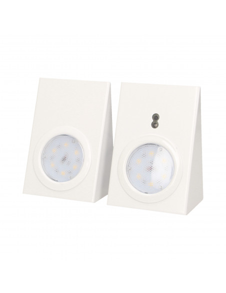 Zestaw opraw podszafkowych LED 2,5W, 180lm, 4000K, z wyłącznikiem bezdotykowym, biały