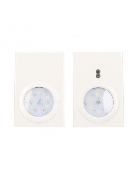 Zestaw opraw podszafkowych LED 2,5W, 180lm, 4000K, z wyłącznikiem bezdotykowym, biały