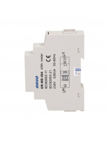 1-fazowy wskaźnik zużycia energii...