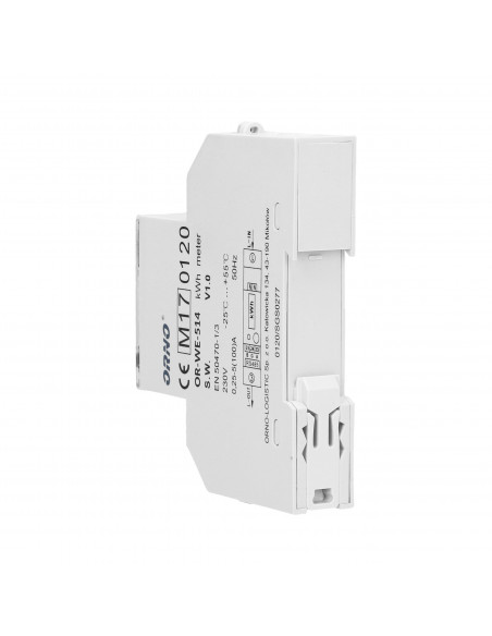 1-fazowy licznik energii elektrycznej, 100A, port RS-485, MID, 1 moduł, DIN TH-35mm