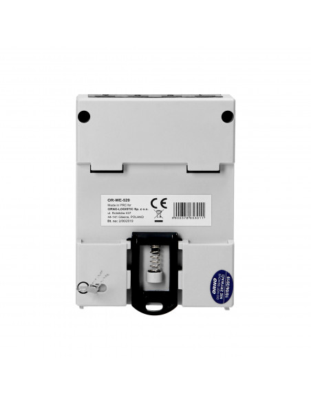 3-fazowy licznik energii elektrycznej, 80A, MID, 3 moduły, DIN TH-35mm