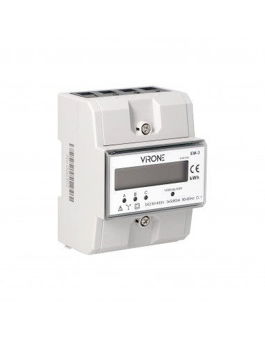 3-fazowy wskaźnik zużycia energii...