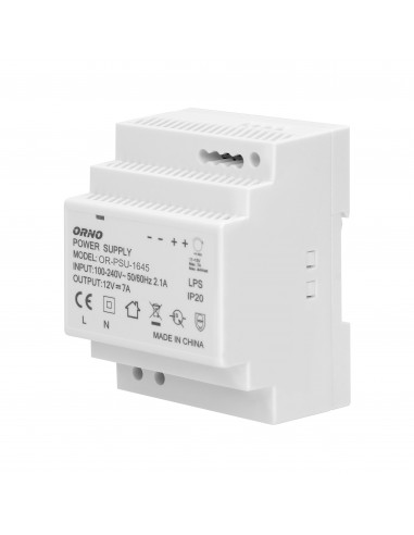 Zasilacz na szynę DIN 12VDC, 7A, 84W,...