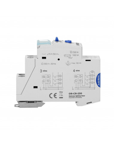Automat schodowy, instalacja 3 lub 4...