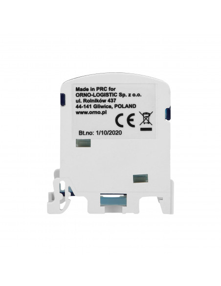 Blok rozdzielczy 2-rzędowy, 7 przewodów