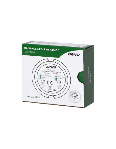 Zasilacz do LED do puszki 12VDC 10W,...