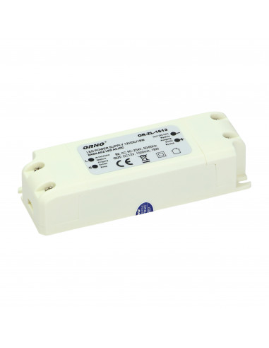 Zasilacz do LED  12VDC 18W, IP20