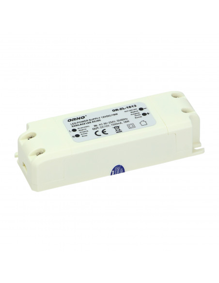 Zasilacz do LED  12VDC 18W, IP20