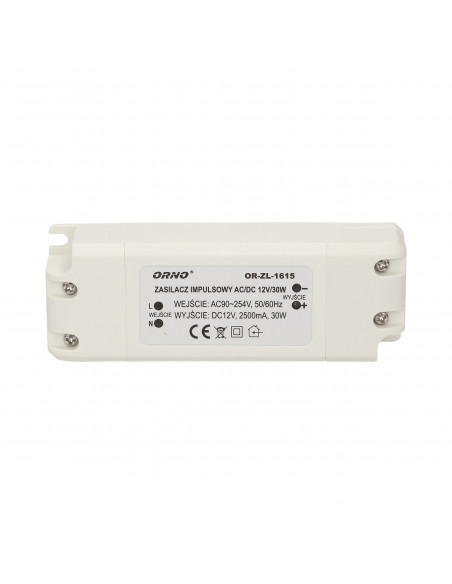 Zasilacz do LED  12VDC 30W, IP20