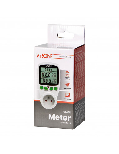 Jednotaryfowy watomierz, kalkulator...