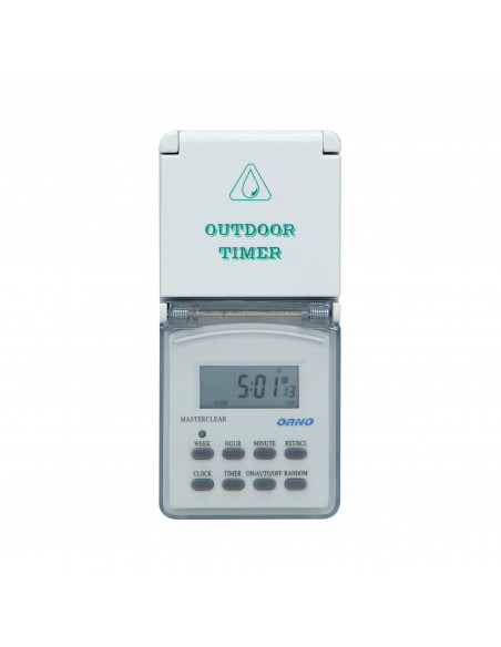 Elektroniczny programator czasowy, 8 programów, IP44