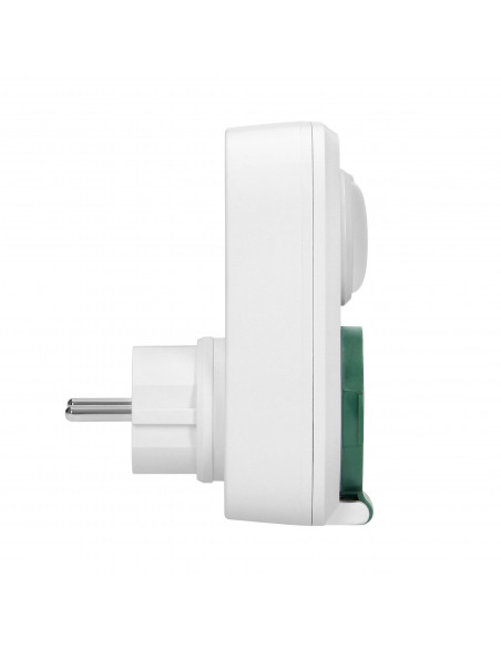 Programator czasowy mechaniczny z czujnikiem zmierzchu, Schuko, 16A/230A, zewnętrzny, IP44