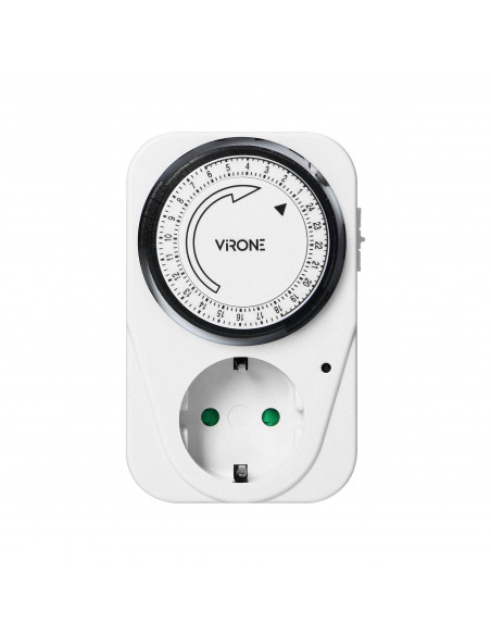 Programator czasowy mechaniczny, max. 3500 W, schuko