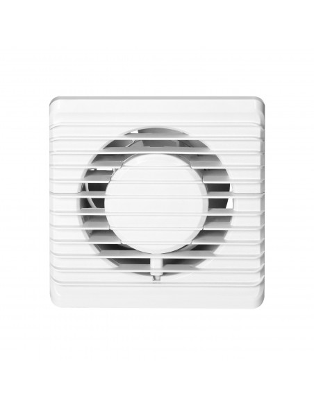 Wentylator łazienkowy 100mm, natynkowy z czujnikiem wilgoci i wyłącznikiem czasowym