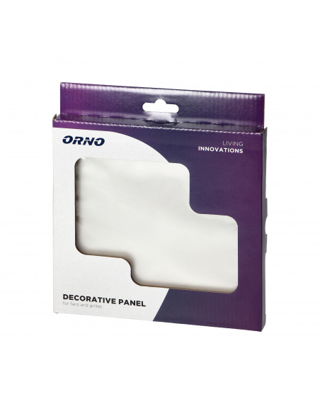 Panel szklany, Uniwersalny, kolor srebrny perła