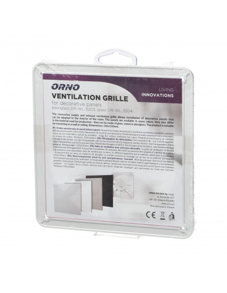 Kratka wentylacyjna, 150x150