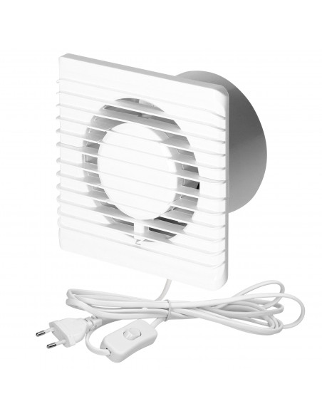 Wentylator łazienkowy 100mm, natynkowy, cichy - Standard