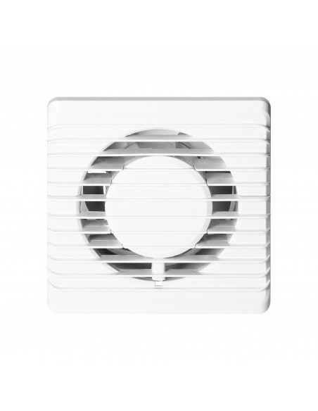 Wentylator łazienkowy 100mm, natynkowy z czujnikiem wilgoci i wyłącznikiem czasowym