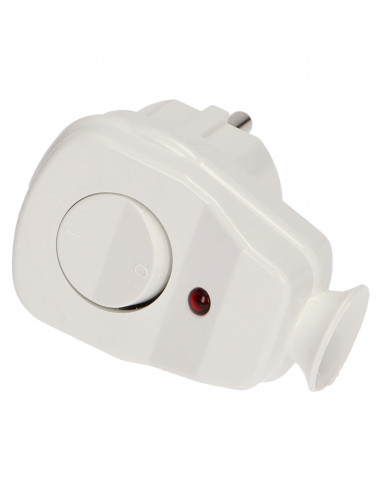 Wtyczka kątowa 2P+Z z włącznikiem i...