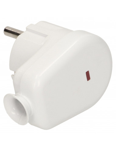 Wtyczka kątowa 2P+Z z podświetleniem,...