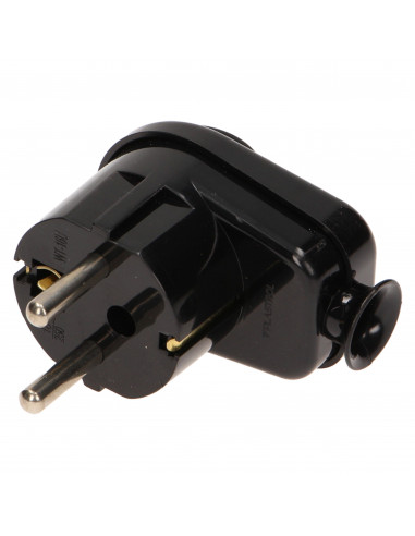 Wtyczka kątowa 2P+Z Schuko z...