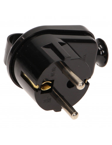 Wtyczka kątowa 2P+Z Schuko z...