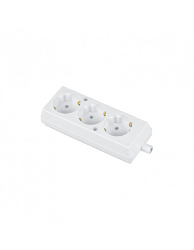 Gniazdo wtyczkowe 3x2P+Z Schuko