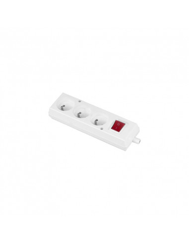 Gniazdo wtyczkowe 3x2P+Z z włącznikiem