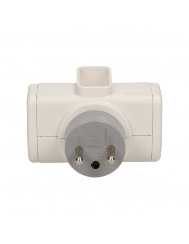 Obrotowy rozgałęźnik, 2 gniazda 2P+Z,...