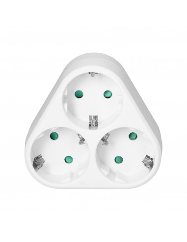 Rozgałęźnik trójkątny 3x2P+Z...