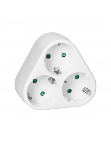 Rozgałęźnik trójkątny 3x2P+Z...