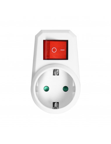 Adapter 1x2P+Z (Schuko) z...