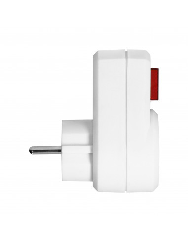 Adapter 1x2P+Z (Schuko) z...